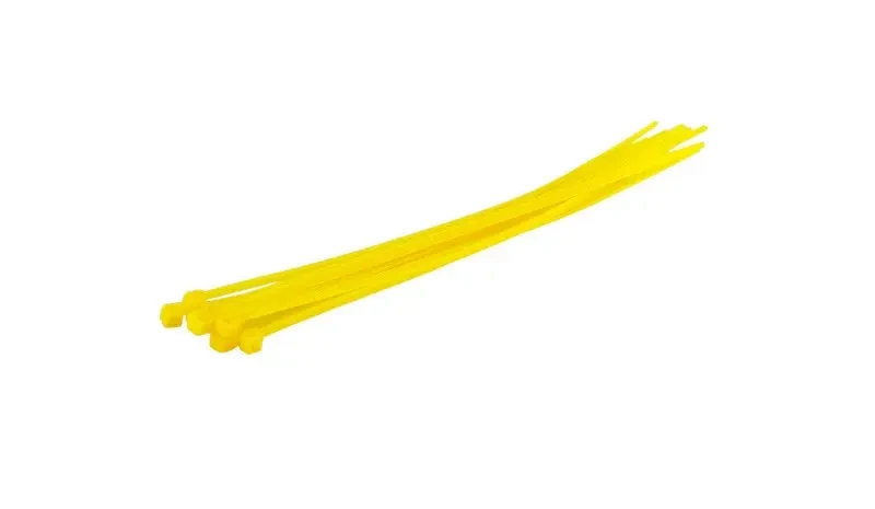 Хомут пластиковий MASTERTOOL 3.6х200 мм 100 шт жовтий 20-1721, фото 1