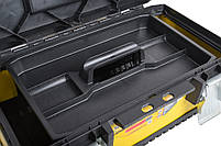 Ящик для інструменту MASTERTOOL 18" (462х212х177 мм) металевий корпус металеві замки 79-2918, фото 3