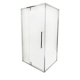 Душова кабіна Veronis KN-16-10 БЕЗ ПІДДОНА Хром 100х80х190