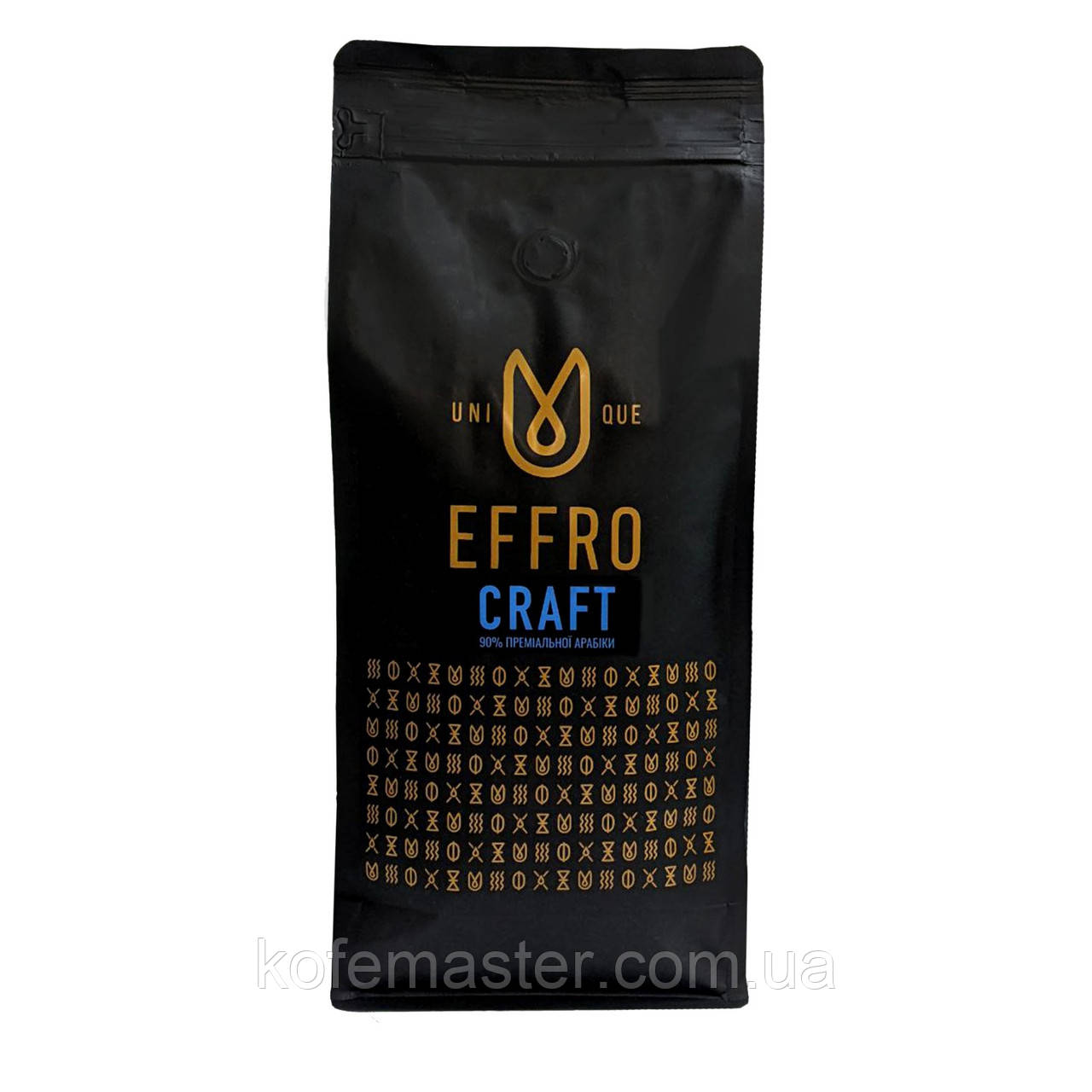 Кава в зернах EFFRO CRAFT 1 кг. свіжого обсмажування, 90% арабіка