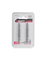 Насадки викруткове GRANITE РН2-РН1х65 мм S2 2 шт 10-12-650, фото 3