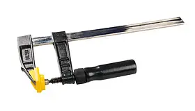 Струбцина столярна MASTERTOOL тип "F" 300х120 мм 3200Н дерев'яна ручка DIN5117 07-0004