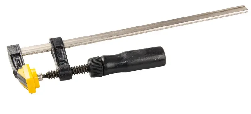 Струбцина столярна MASTERTOOL тип "F" 250х50 мм 1700Н дерев'яна ручка DIN5117 07-0002