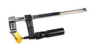 Струбцина столярна MASTERTOOL тип "F" 300х120 мм 3200Н дерев'яна ручка DIN5117 07-0004