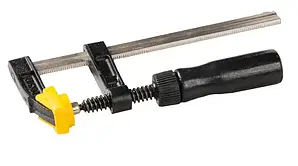 Струбцина столярна MASTERTOOL тип "F" 150х50 мм 1700Н дерев'яна ручка DIN5117 07-0000