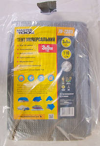 Тент MASTERTOOL 3х5 м 110 г/м² серебро 79-7305