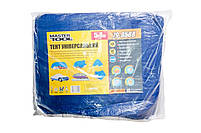 Тент MASTERTOOL 5х8 м 65 г/м² синий 79-9508, фото 4