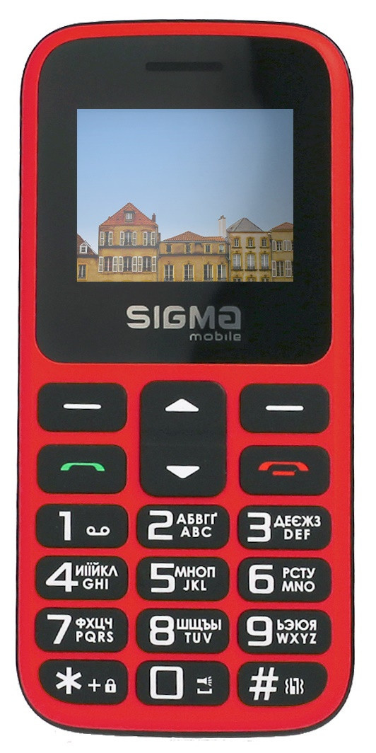 Телефон Sigma Comfort 50 CF113 HIT2020 Red UA UCRF