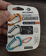 Допоміжний карабін Sea to Summit Accessory Carabiner 3 Pack, фото 2