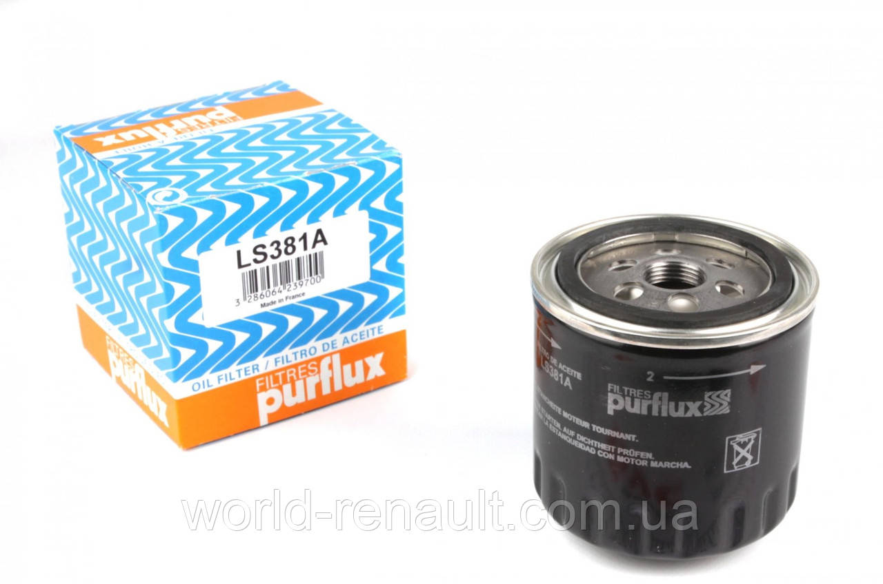 PURFLUX LS381A — Оливний фільтр на Рено Меган 3 (1.9dCi)