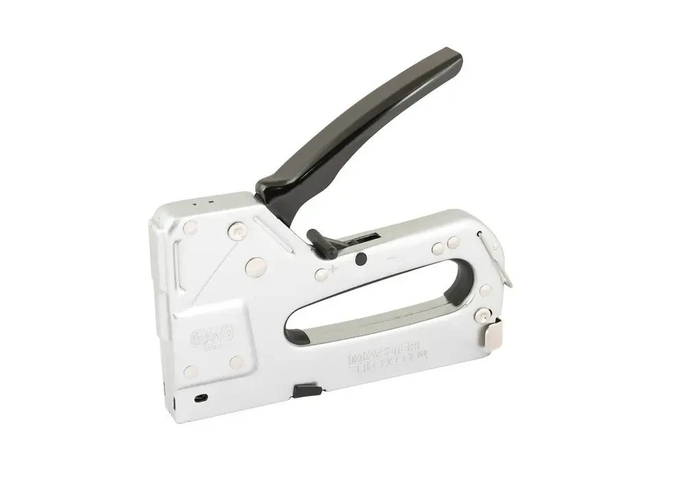 Степлер ресорний MASTERTOOL 3в1 скоба 4-14 мм 11.3х0.7 мм цвях 14 мм скоба 4-14 мм 10.6х0.7 мм корпус, фото 1