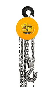 Таль ручна MASTERTOOL 3 т довжина ланцюга 3 м круглий блок 86-9130