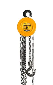 Таль ручна MASTERTOOL 1 т довжина ланцюга 3 м круглий блок 86-9110