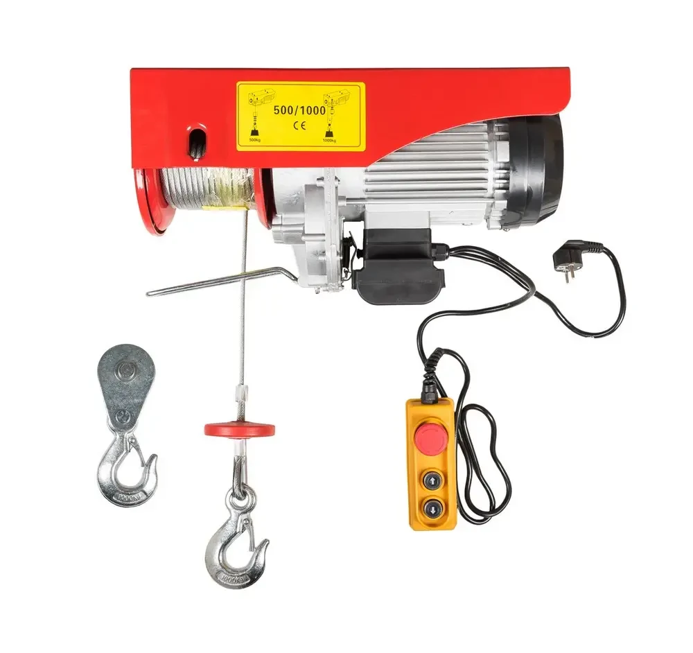 Таль електрична MASTERTOOL 500/1000 кг 12 м 86-9100, фото 1