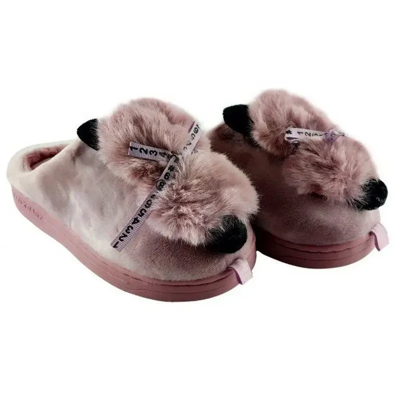 Дитячі кімнатні капці мордочка 0496 CoolStyle пурпурний, фото 1