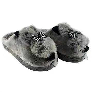 Дитячі домашні тапочки плюшеві CoolStyle сірий