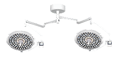 Безтіньовий операційний світильник ML700-700 двокупольний стельовий