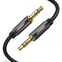 Аудио кабель AUX Ugreen AV112 jack 3.5 mm - jack 3.5 mm профессиональный стерео Hi-Fi 1метр