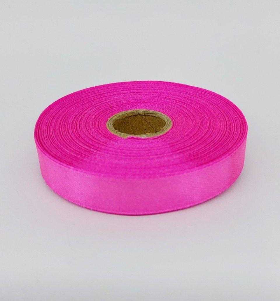 Стрічка атласна LiaM малинова 1,2 см ширина 25 ярдів, фото 1