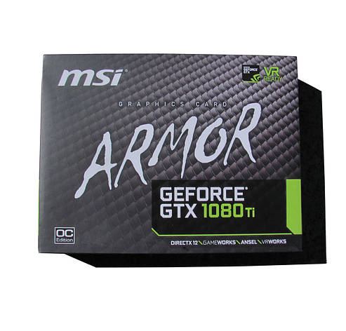 Відеокарта MSI NVIDIA GeForce GTX 1080Ti ARMOR 11GB б/в, фото 1