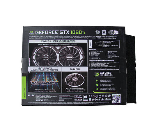 Відеокарта MSI NVIDIA GeForce GTX 1080Ti ARMOR 11GB б/в, фото 3