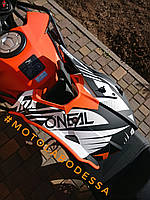 Мотошолом O’Neal 2SRS Spyde Black/White/Orange кросовий ендуро