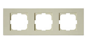 Рамка 3-а кремова GRANO
