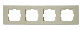 Рамка 4-а кремова GRANO