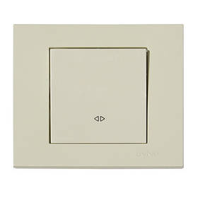 Вимикач реверсивний кремовий GRANO