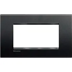 Рамка для вимикачів BTicino LivingLight LNA4804AR Anthracite 4 модуля