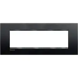 Рамка для вимикачів BTicino LivingLight LNA4807AR Anthracite 7 модулів