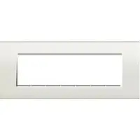 Рамка для выключателей BTicino LivingLight LNA4807BI White 7 модулей