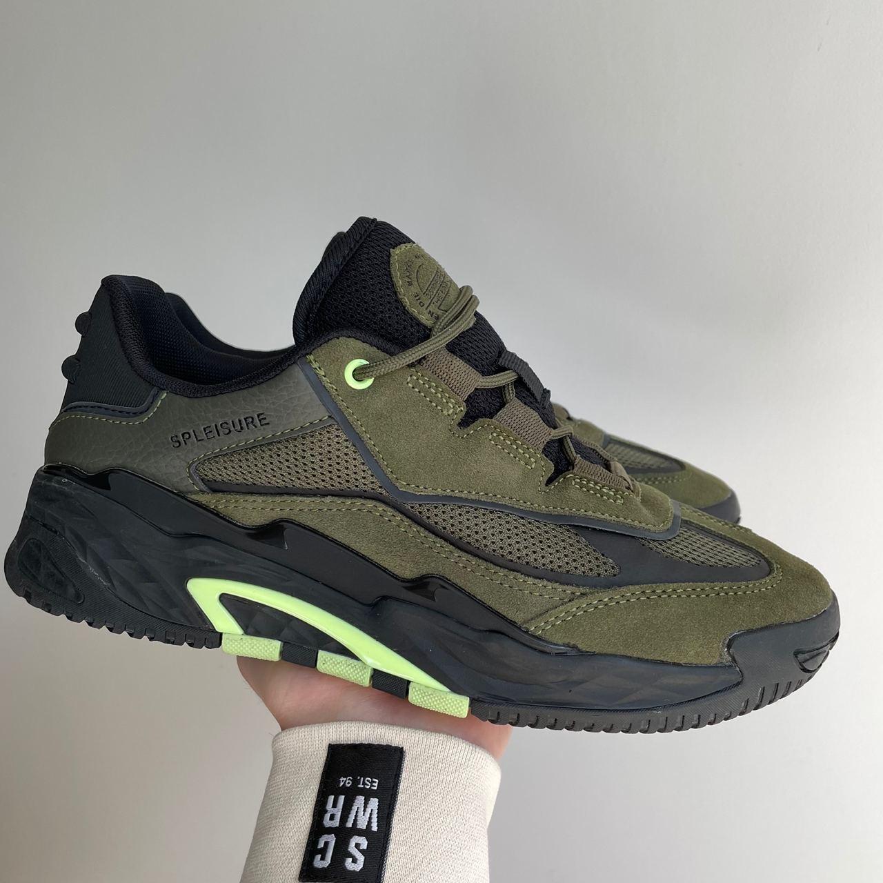 Кросівки чоловічі Adidas Niteball Olive зелені демісезонні адідас найтбол повсякденні модні