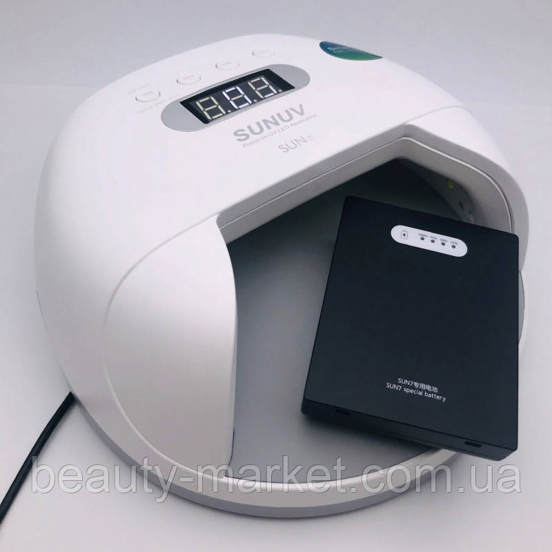 Лампа для манікюру LED UV Sun 7 Original з акумулятором
