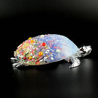Статуэтка Giovinarte "Черепаха" PASSAGGIO, муранское стекло, серебро, 19 х 14 см