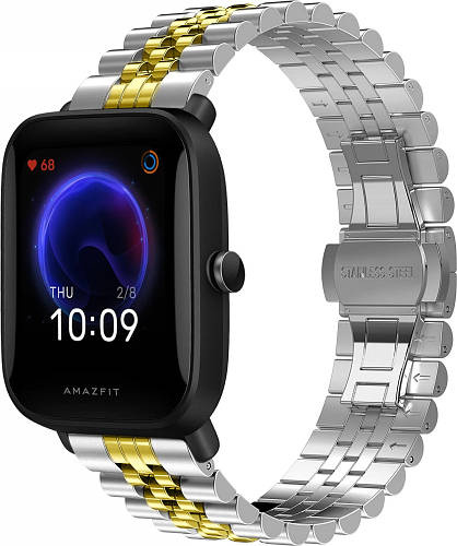 Купить Металлический браслет Stech Line для Amazfit Bip U Pro ...