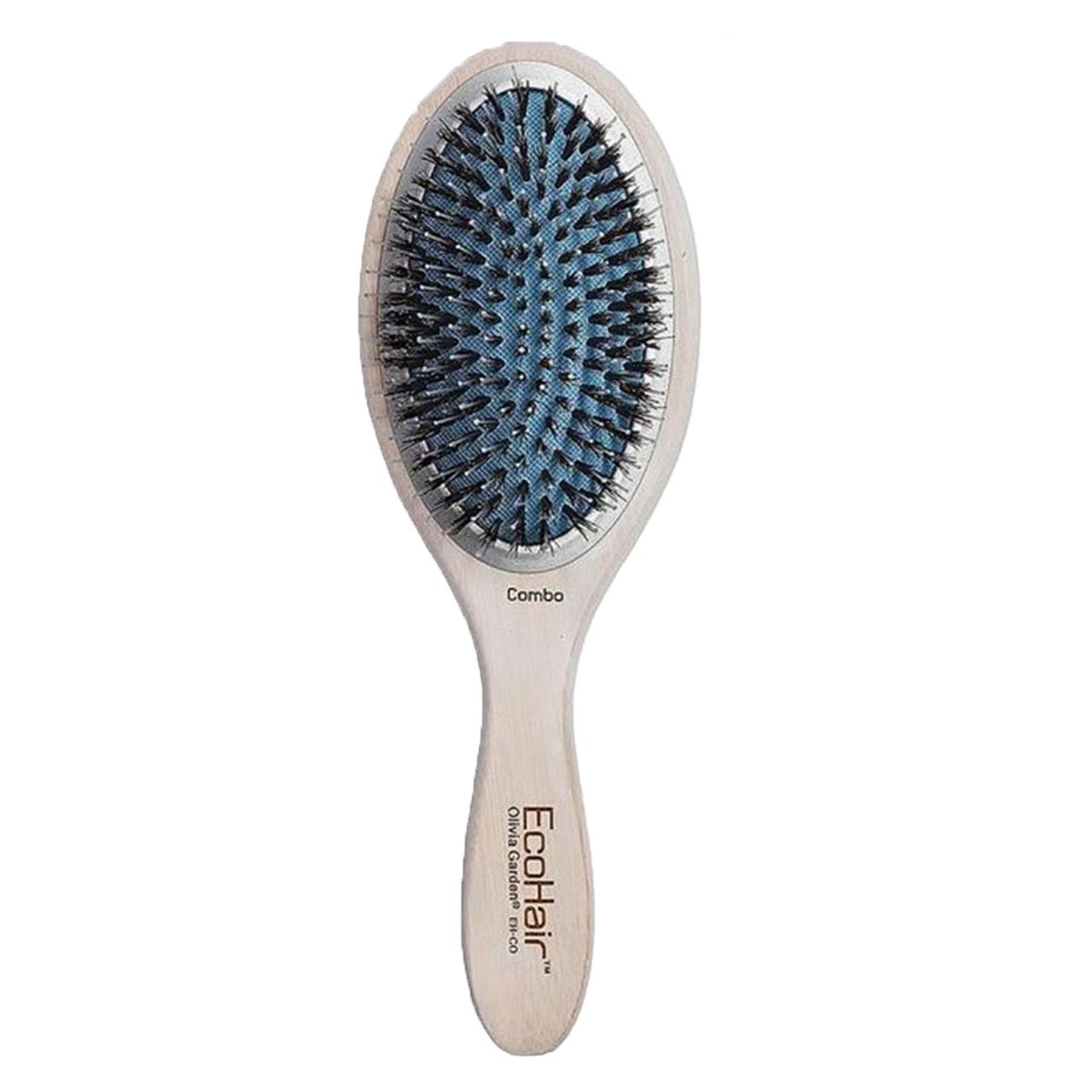 Щітка для волосся бамбукова з комбінованою щетиною Olivia Garden EcoHair Combo