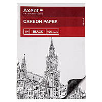 Бумага копировальная Axent A4, 100 л Чёрный