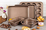Набір посуду і противні для випічки з антипригарним покриттям 20 предметів Edenberg EB-5654 Набір каструль з алюмінію, фото 2