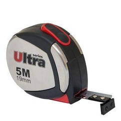 Рулетка магнітна, нейлонове покриття 5 м×19 мм ULTRA (3822052)