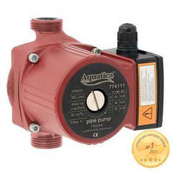 Насос циркуляційний 245Вт Hmax 8м Qmax 200 л/хв Ø11⁄2" 180 мм + гайки Ø1" AQUATICA (774141)