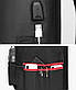 Сучасний модний рюкзак-мішок Arctic Hunter B00285 з відділенням для ноутбука 17", 23 л, фото 4