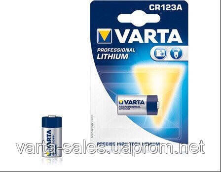 Батарейки Varta CR123 3V (lithium-літієва) - фото 3 - id-p4164176