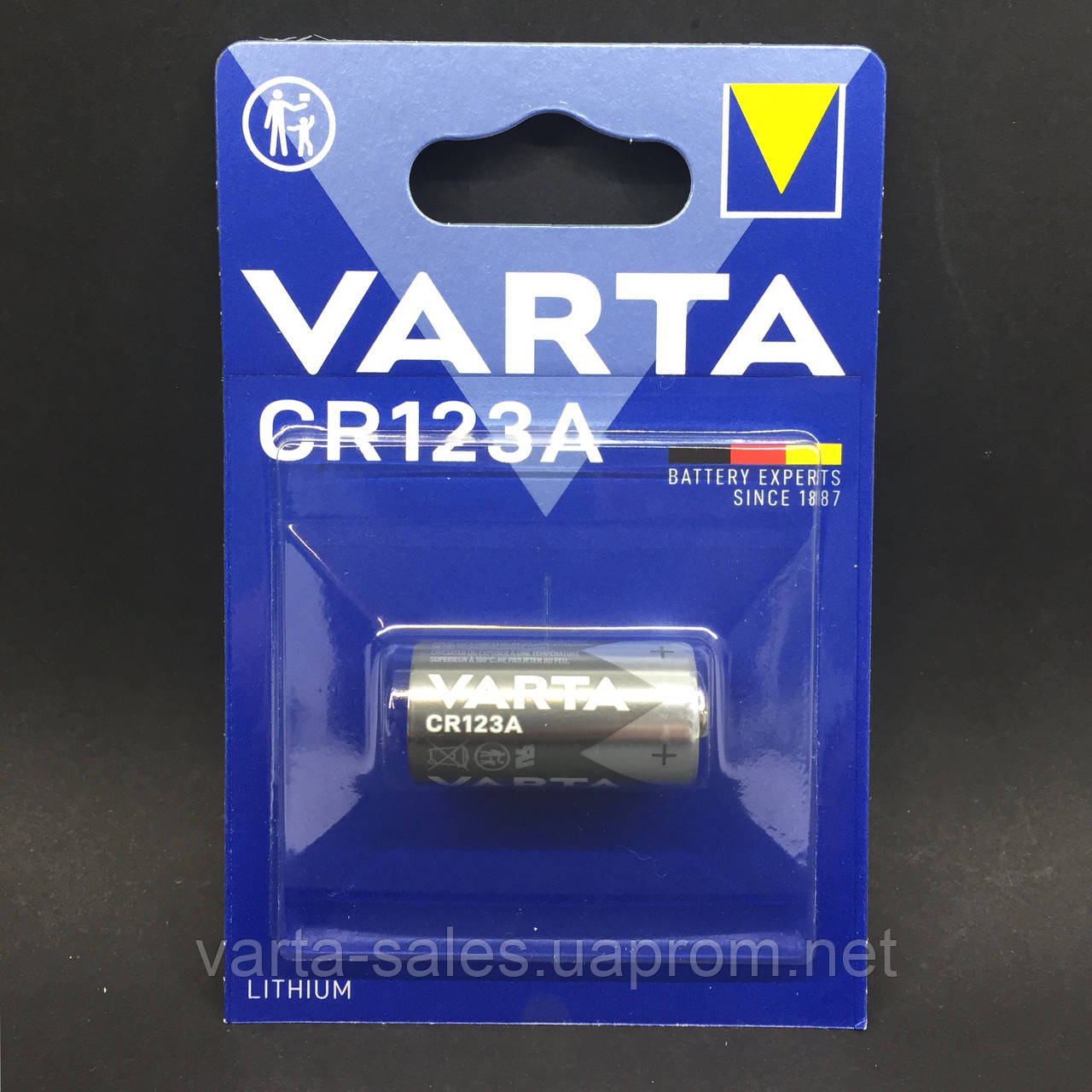 Батарейки Varta CR123 3V (lithium-літієва) - фото 1 - id-p4164176