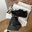 Кросівки чоловічі чорні Adidas NMD Black (06465), фото 3