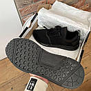 Кросівки чоловічі чорні Adidas NMD Black (06465), фото 5
