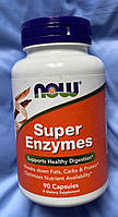 NOW Натуральные ферменты для пищеварения (Super Enzymes) 90 капсул