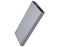 Тонкий внешний аккумулятор Power bank Hoco J68 10000mAh серый