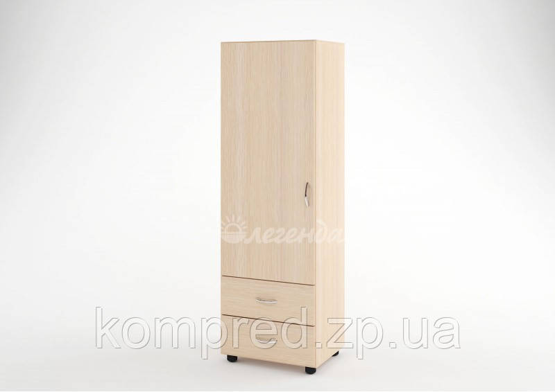 Шафа пенал для одягу дитяча з полицями висувними ящиками, фото 1