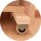 Розкладачка з ортопедичною основою та матрацом з холлофайбера, фото 3